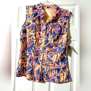 Silver Bait Sleeveless Top with UV Protection NWT New Size Medium